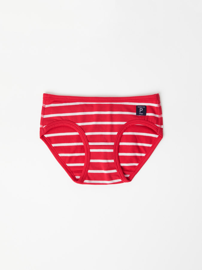 Gestreifte Unterhose für Mädchen Gestreifte Unterhose für Mädchen