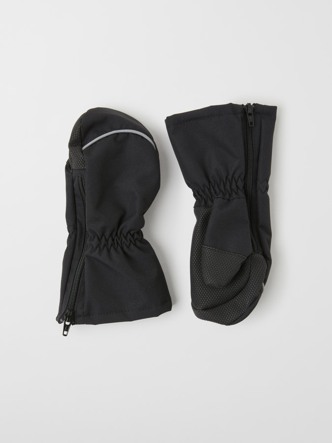 Winddichte Shell-Handschuhe mit Reißverschluss
