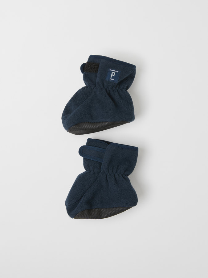 Füßlinge aus Windfleece, Baby Füßlinge aus Windfleece, Baby