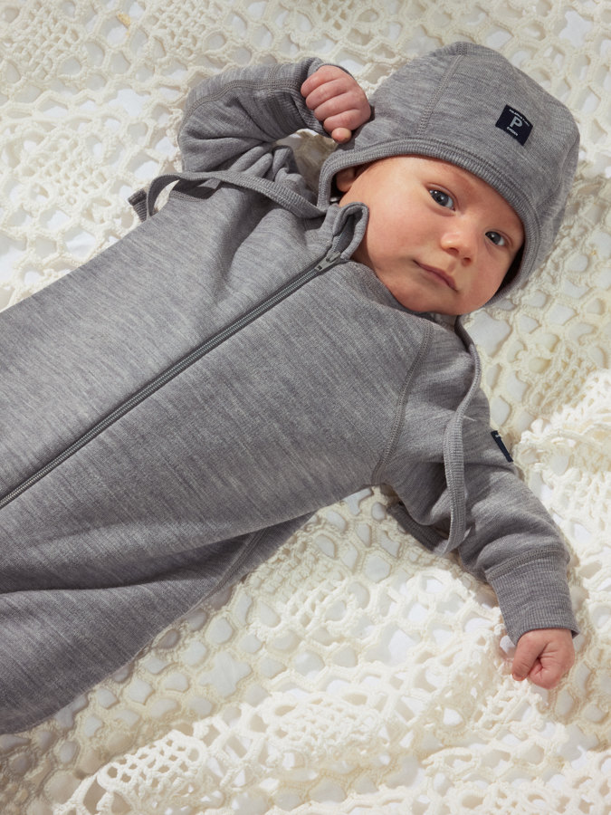 Overall Wollfrottee aus Merino