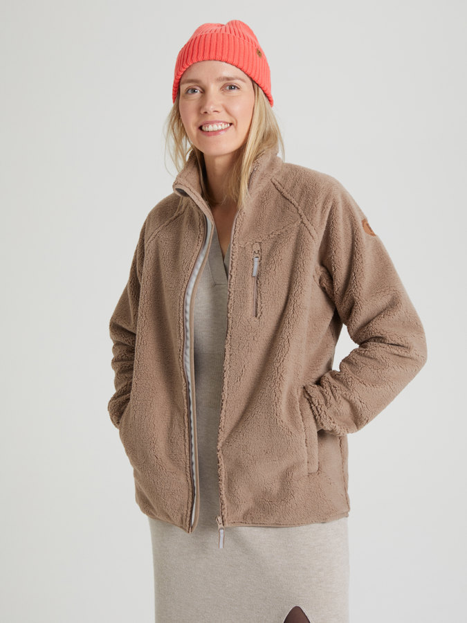 Winddichte Teddyfleecejacke, Erwachsene