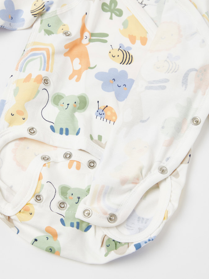 Verlängerbarer Wickelbody Tiere