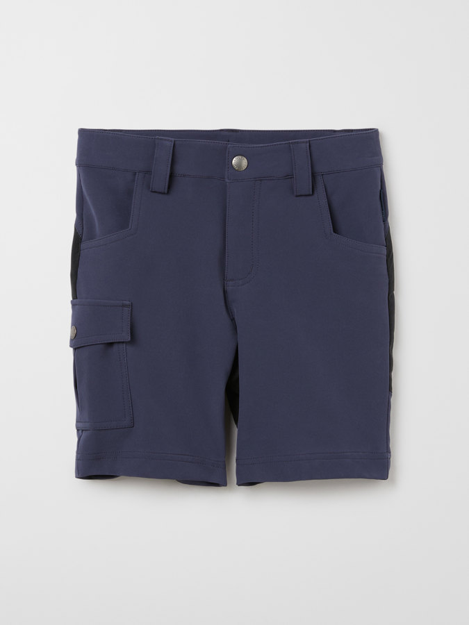 Wasserabweisende Outdoor-Shorts, einfarbig