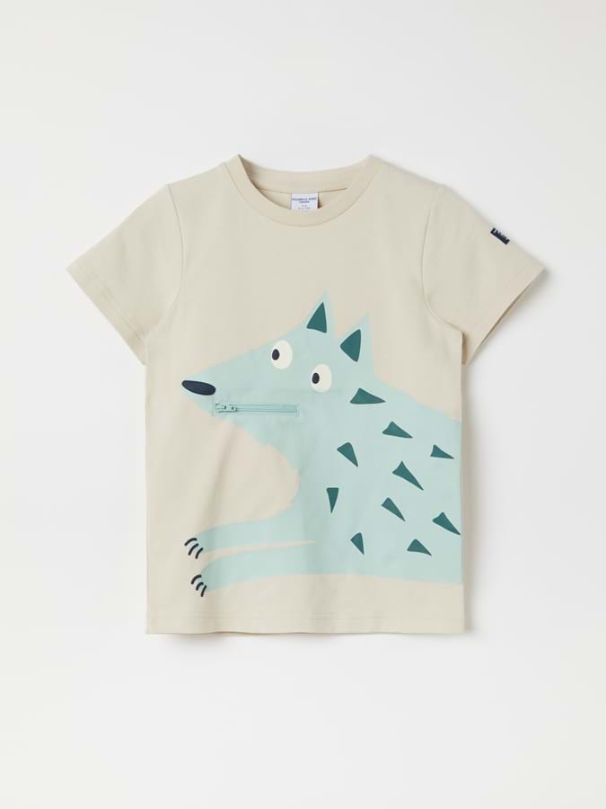 T-Shirt, Wolfsmotiv