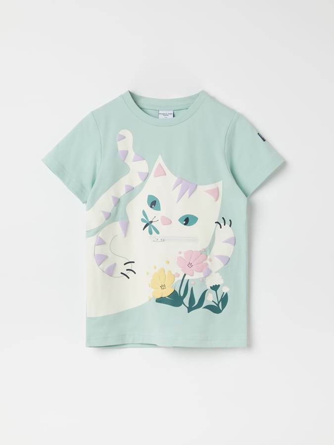 T-Shirt, Katzenmotiv