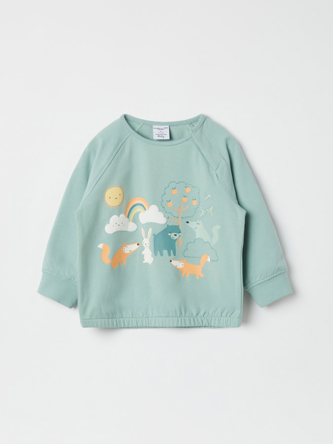 Sweatshirt, Waldtiermotiv Sweatshirt, Waldtiermotiv