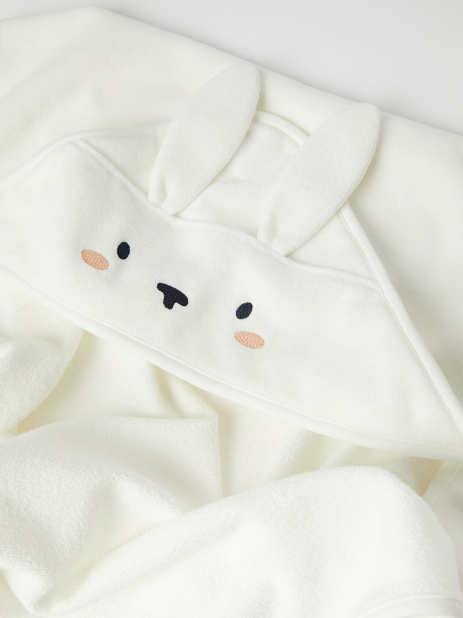 Badetuch mit Kapuze, Kaninchenmotiv Badetuch mit Kapuze, Kaninchenmotiv