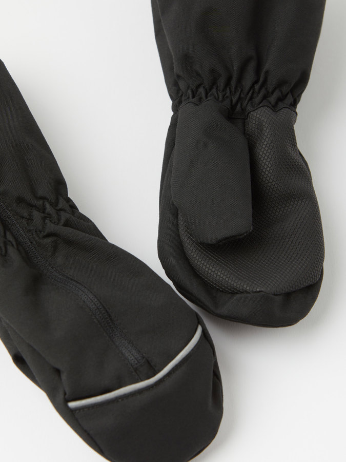 Shellhandschuhe mit langem Reißverschluss