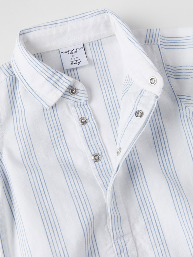 Kurzärmliger Hemdbody, gestreift Kurzärmliger Hemdbody, gestreift