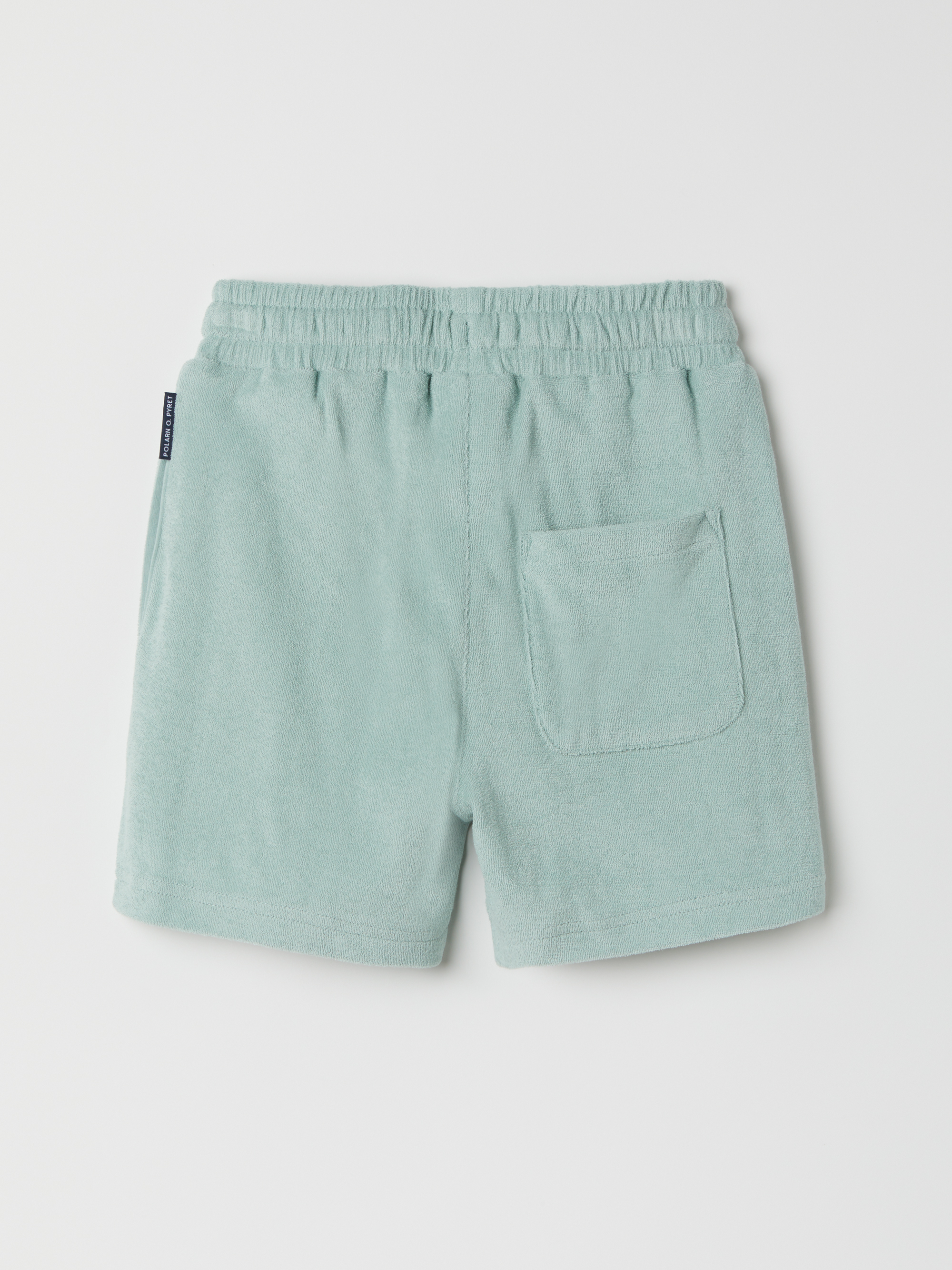 Frotteeshorts einfarbig Turkis Polarnopyret