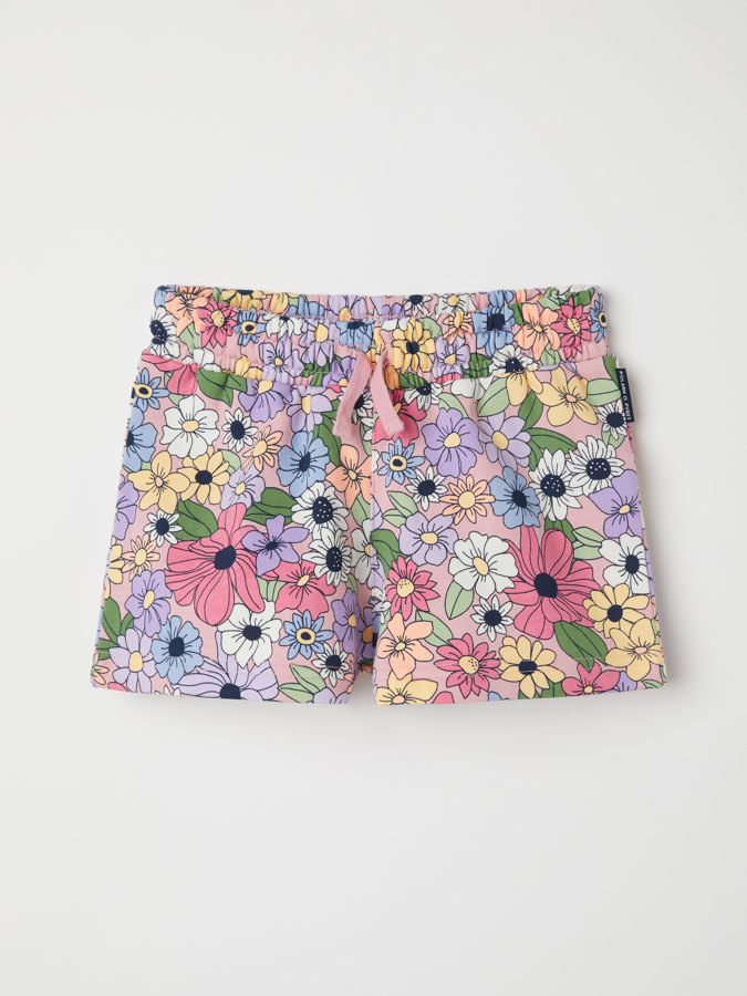 Sweatshirtshorts Blumen