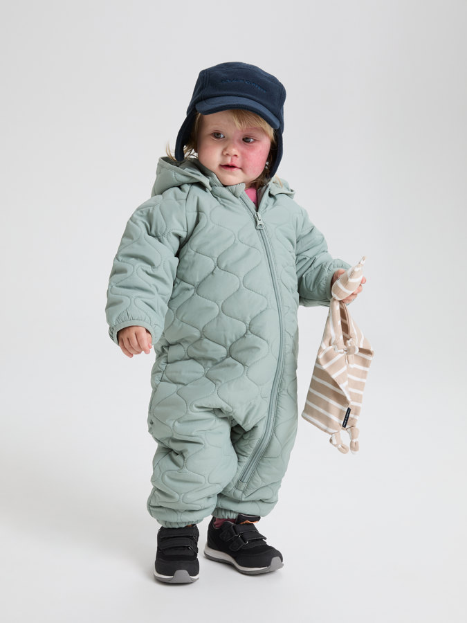 Winddichter, leicht wattierter Overall Winddichter, leicht wattierter Overall