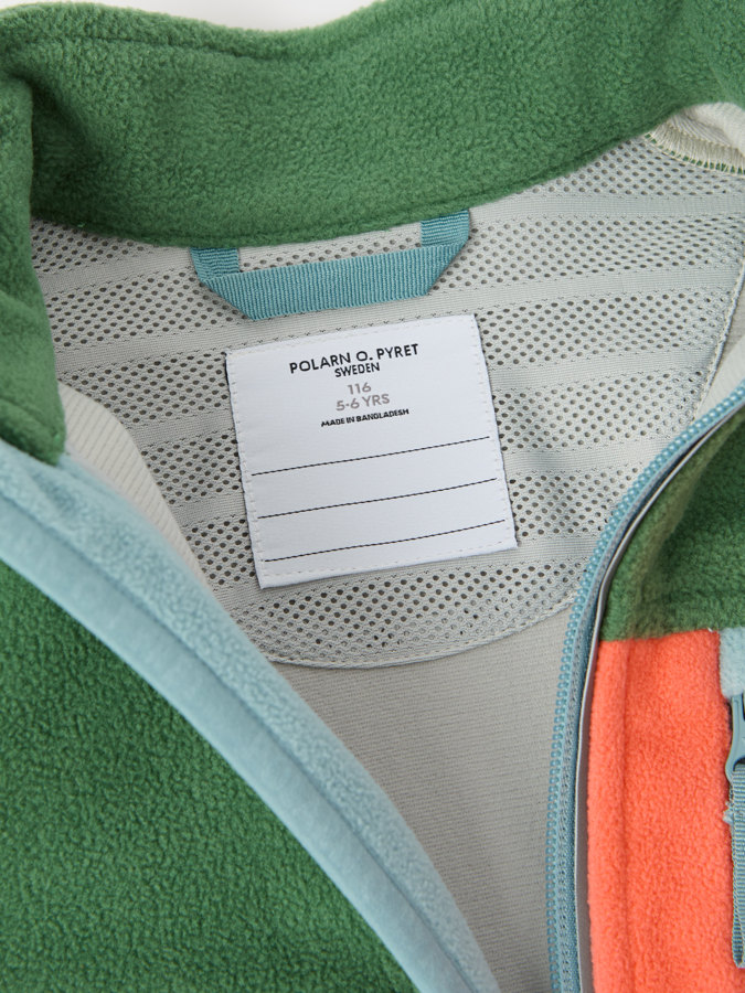 Winddichte Windfleecejacke, Blockstreifen Winddichte Windfleecejacke, Blockstreifen