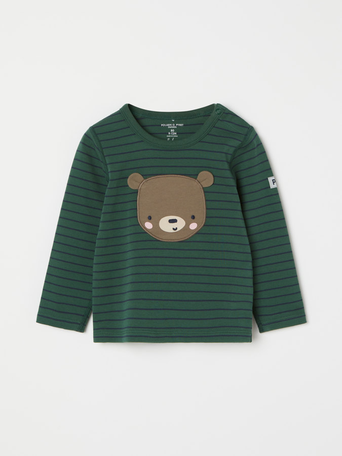 Langarm-T-Shirt, gestreift