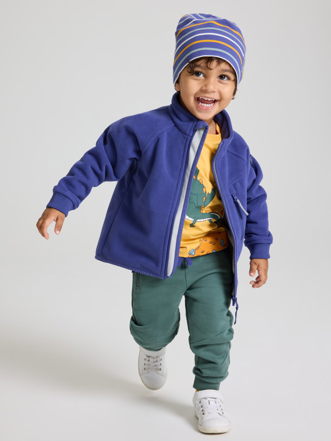 Trikotmütze mit P-Applikation, gestreift Trikotmütze mit P-Applikation, gestreift