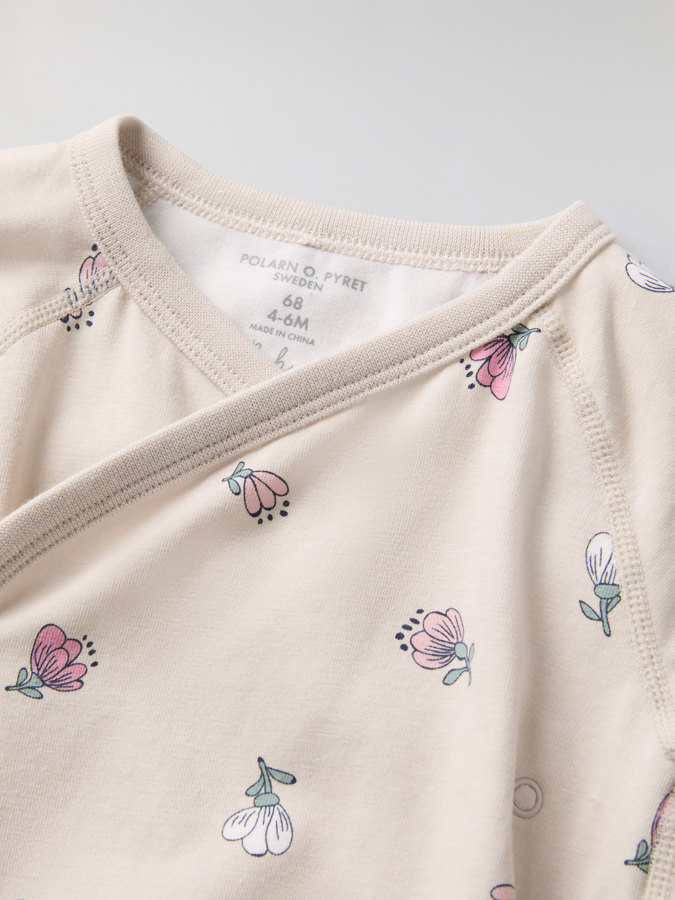 Wickelbody, geblümt Wickelbody, geblümt