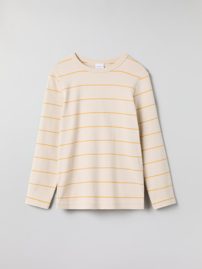 Langärmliges T-Shirt gestreift