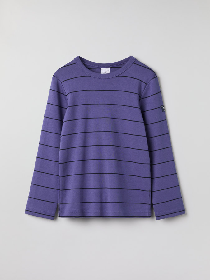 Langärmliges T-Shirt gestreift