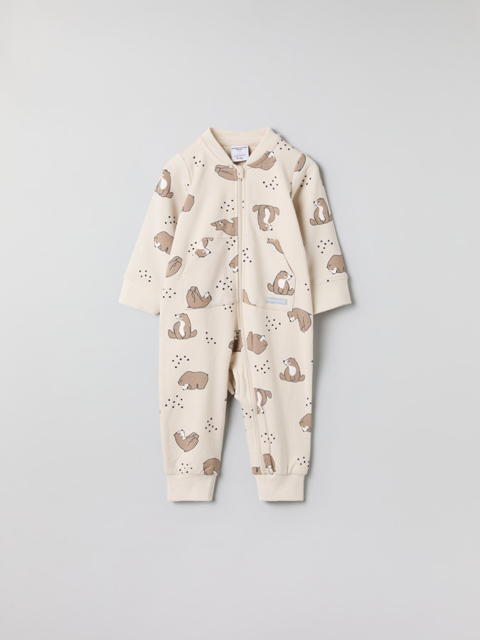 Overall mit Tasche, Bärenmotiv