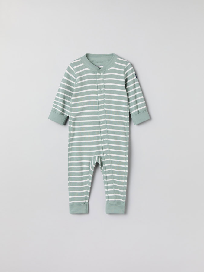 Jersey-Overall, gestreift