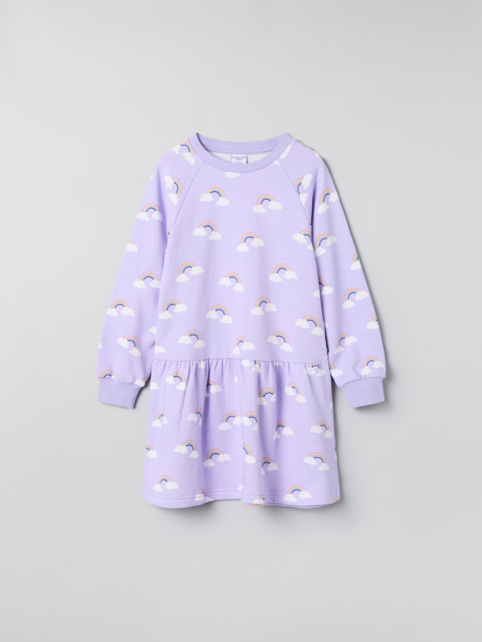 Sweatshirtkleid, Regenbogen