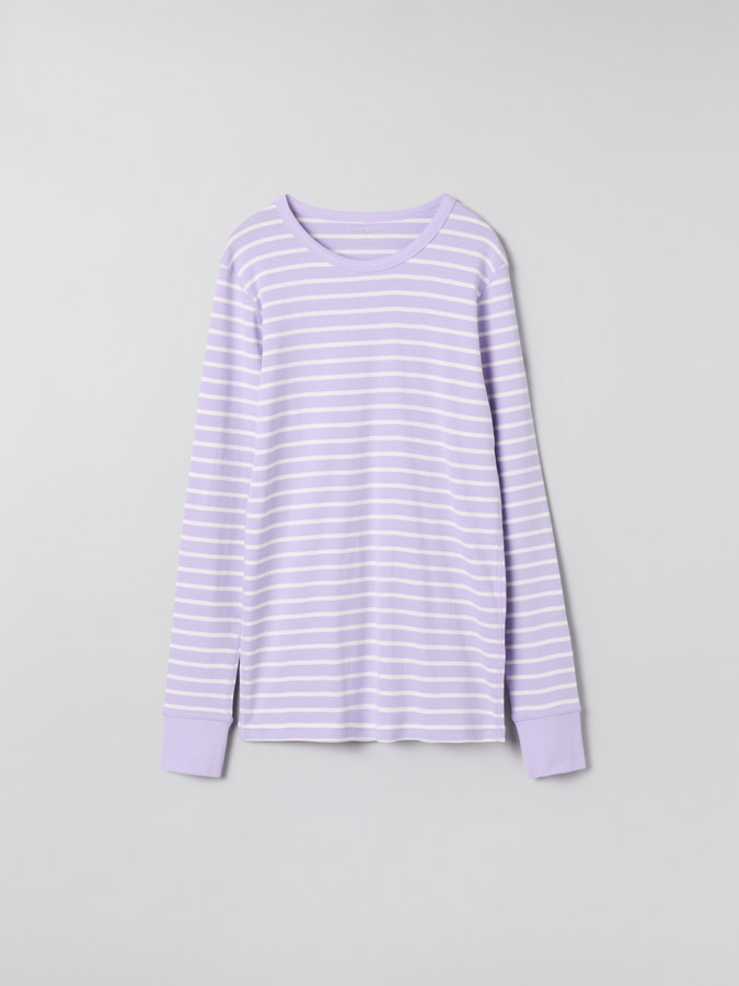 Set für Erwachsene aus Hose und Shirt, gestreift