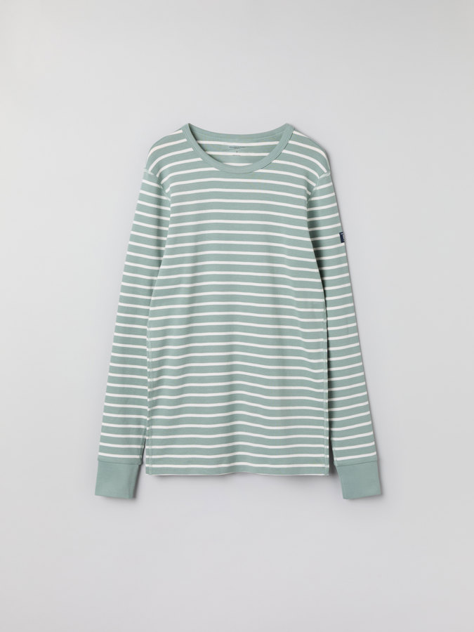 Set für Erwachsene aus Hose und Shirt, gestreift