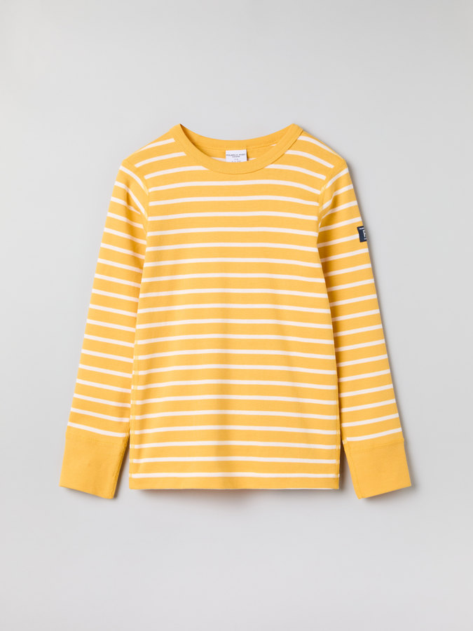 Langärmliges T-Shirt gestreift
