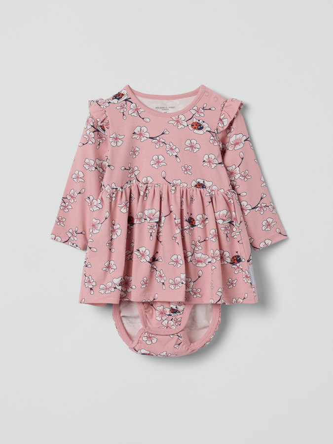 Kleid mit Body, Kirschblüten