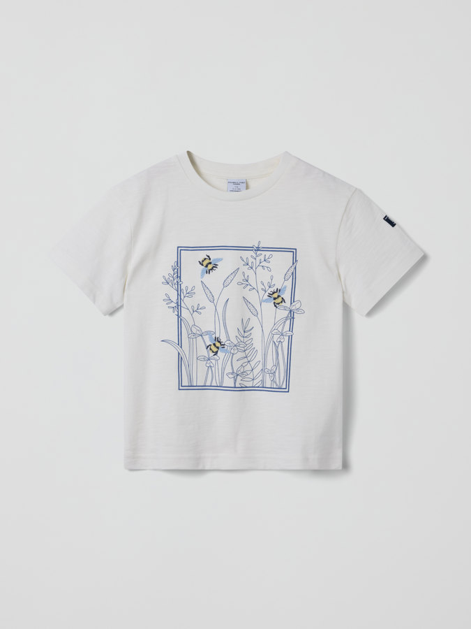 T-Shirt, Blumenmotiv
