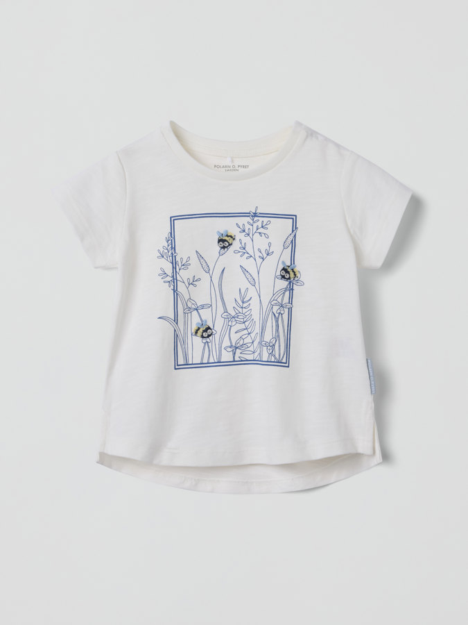 Kurzärmeliges Shirt, geblümt