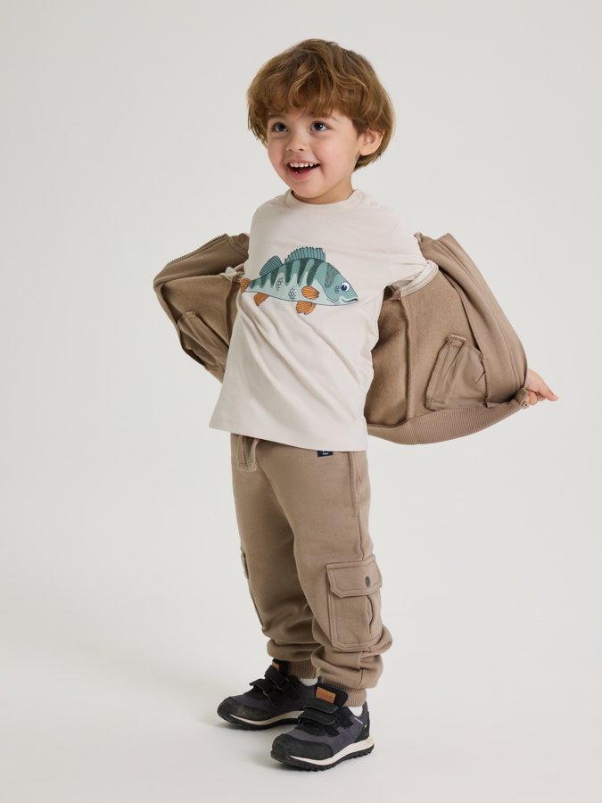 Langärmeliges T-Shirt, Fische