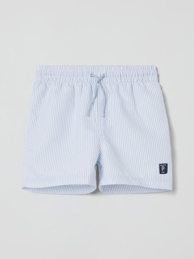 Badeshorts, gestreift