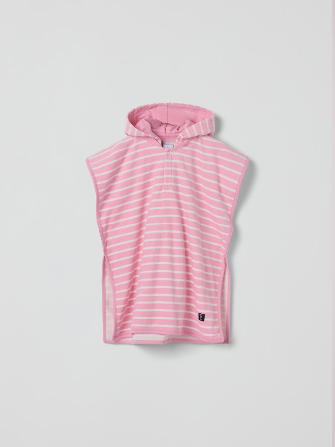 Badeponcho, gestreift