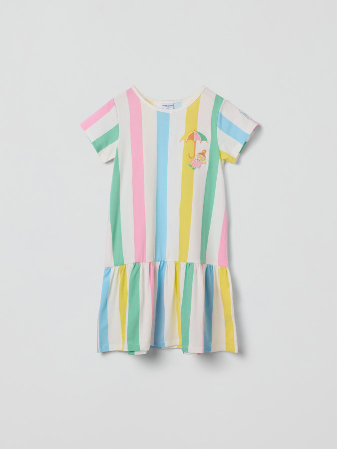 Kleid mit gekräuseltem Rockteil, Mumin