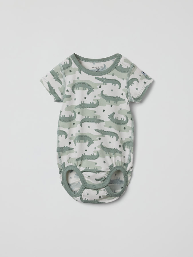 Kurzärmeliger Body, Krokodile Kurzärmeliger Body, Krokodile