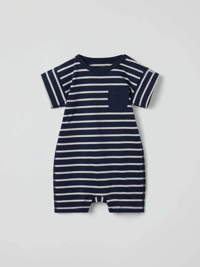 Playsuit, gestreift