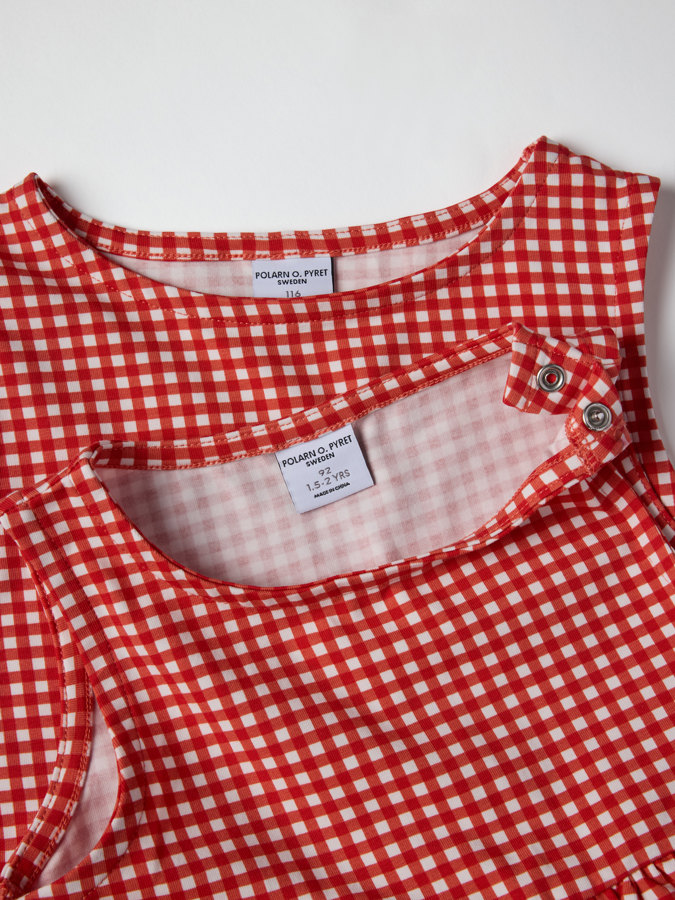 Ärmelloses Kleid, kariert