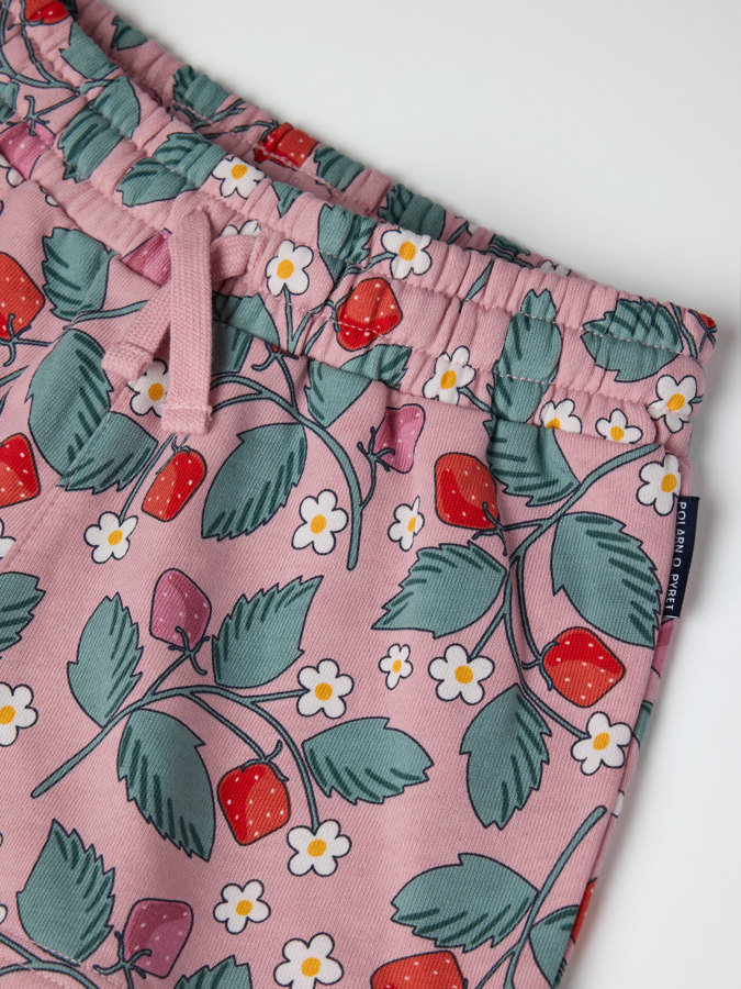 Sweatshorts, Erdbeermotiv
