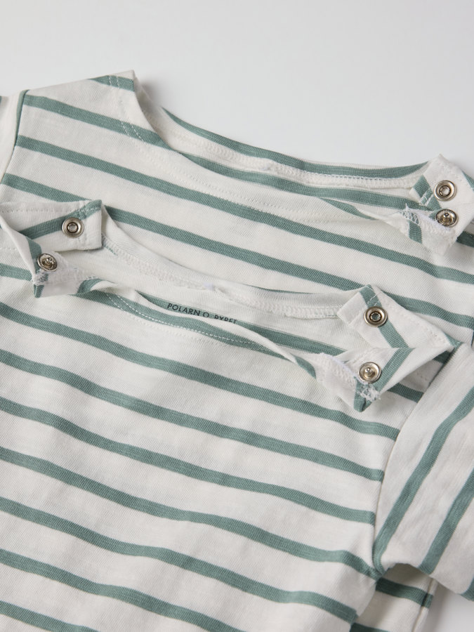 Set aus Shirt und Shorts, gestreift