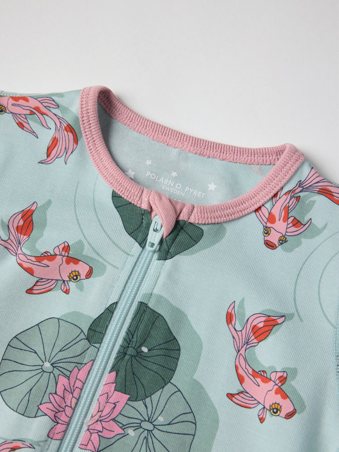 Kurzärmliger Schlafoverall, Meermotiv Kurzärmliger Schlafoverall, Meermotiv