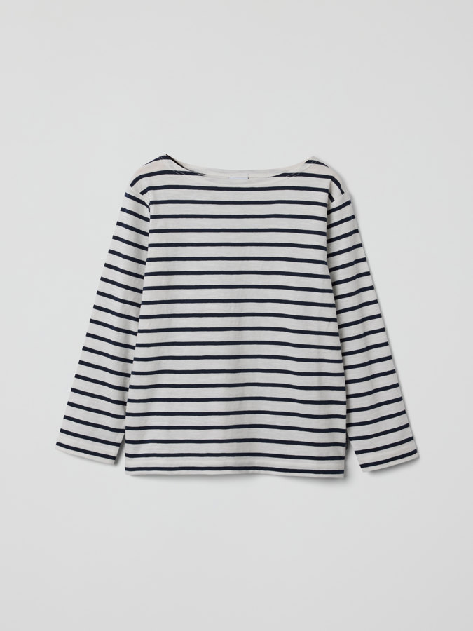 Langärmliges T-Shirt, gestreift