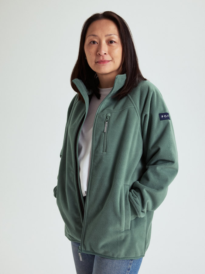 Winddichte Windfleece-Jacke für Erwachsene
