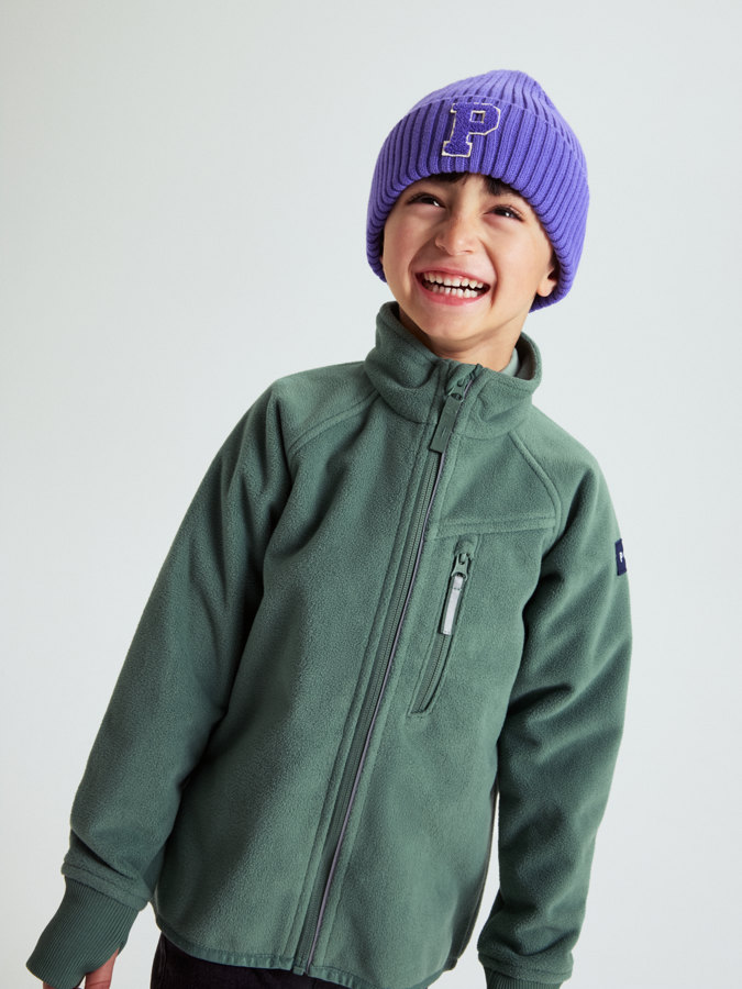Winddichte Windfleece-Jacke