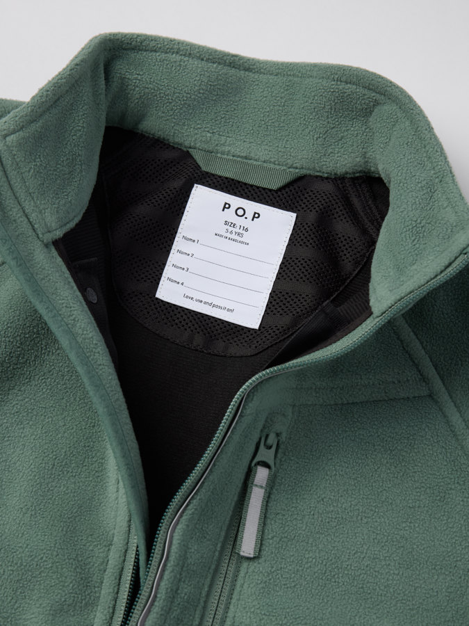Winddichte Windfleece-Jacke