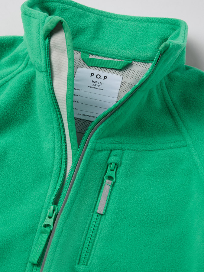 Winddichte Windfleece-Jacke