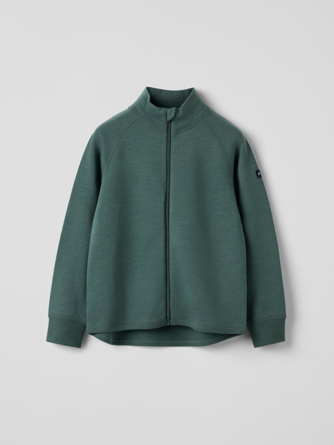 Jacke aus Merinowollfrottee
