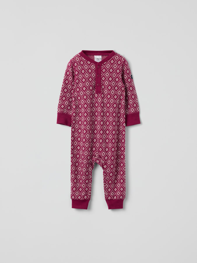 Merinowolle Jacquard Overall