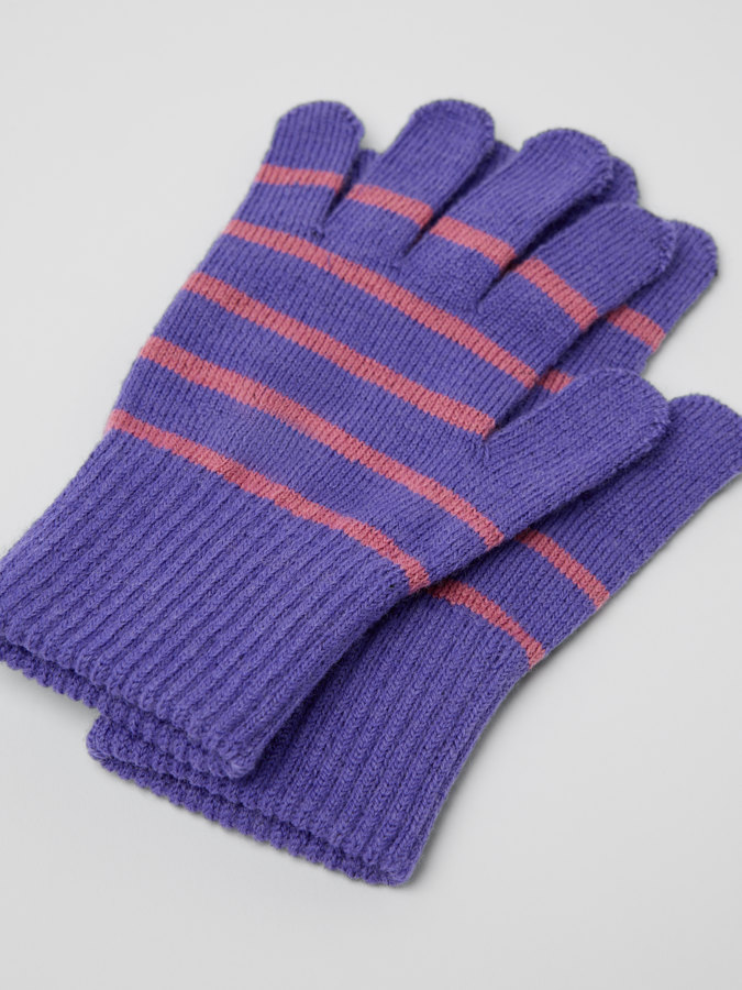 Fingerhandschuhe aus Wollmix-Strick