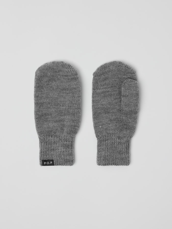 Doppelt gestrickte Fäustlinge Wolle Doppelt gestrickte Fäustlinge Wolle